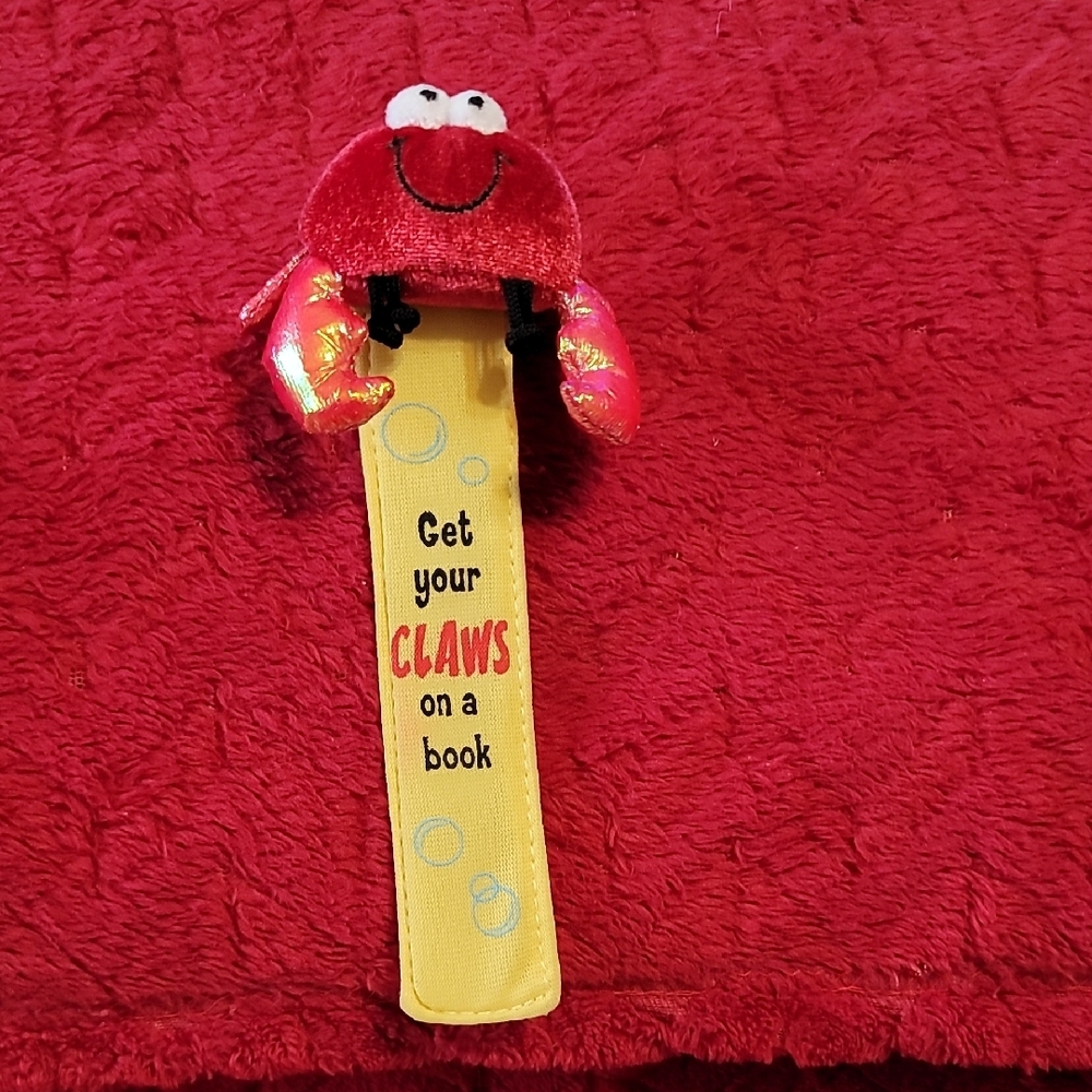Gund Kids Sea Life 7" Bookmark w/Plush Stuffed Crab